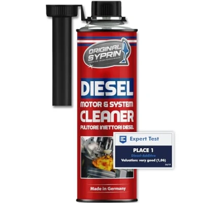 Immagine di SYPRIN Detergente per iniettori Diesel, ottimizza e pulisce iniettori, ugelli di iniezione, filtri antiparticolato Dpf additivo 1x500ml