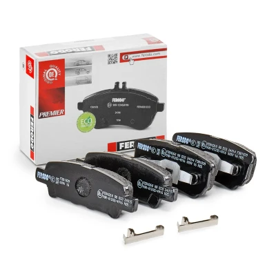Immagine di FERODO PREMIER ECO FRICTION FDB1839 Kit pastiglie freno con segnalatore acustico usura clip pistone senza accessori MITSUBISHI: Lancer 8