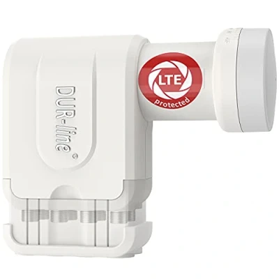 Immagine di Dur Line Ultra LNB Con LTE Filtro X Way, digitale, Full Hd, 4K, 3D, vincitore Premium Quality bianca 8TN (Octo)