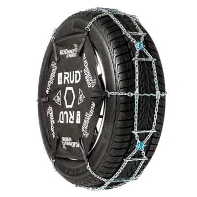 Immagine di RUD 4718368 Catene da Neve Coppia Hybrid Innov8 Montaggio Intuitivo, Set di 2, H104