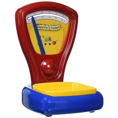 Immagine di Theo Klein 9322 Bilancia per Frutta e Verdura I Giocattolo Classica Schermo visibile da Due Lati Il Vassoio di pesata Si abbassa Durante la pesatura Dimensioni 16 cm x 14 24