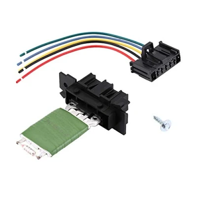 Immagine di Resistore del sofore, resistenza ventilatore motore riscaldatore con cablaggio connettore di riparazione compatibile per Grande Punto Qubo
