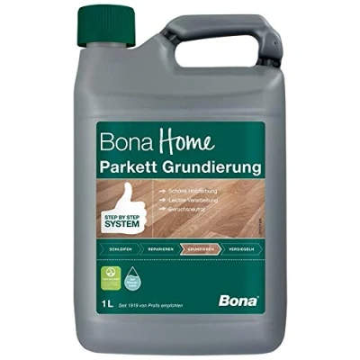 Immagine di Bona Home parquet primer 1 L, per legno, vernice trasparente, base protettiva sigillato