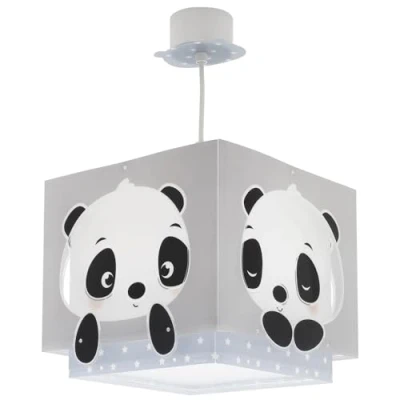 Immagine di Dalber Lampada da soffitto a sospensione per bambini Panda blu orso
