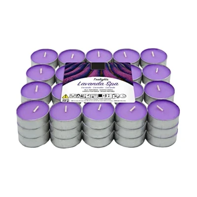 Immagine di Lumar Aromatic Tealight Candele profumate, lumini aromatiche Fragranza lavanda