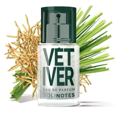 Immagine di Profumo donna SOLINOTES Vetiver Eau de Parfum Fragranza floreale e lenitiva Regalo perfetto per lei, 15 ml