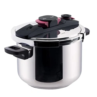 Immagine di Taurus 988055000 Pentola a Pressione, Acciaio Inossidabile, Grigio