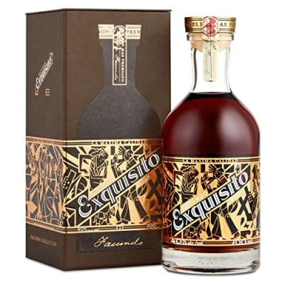 Immagine di Rum Scuro Invecchiato Facundo Exquisito Affinato in Botti di Sherry, 70 cl