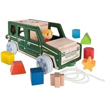 Immagine di Eichhorn 100002080 EH Auto con mattoncini a incastro, multicolore