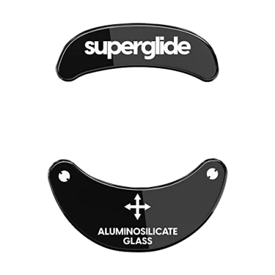 Immagine di Pulsar Gaming Gears Superglide Piedini per mouse più veloci e lisci, realizzati con vetro ultra resistente impeccabile, suola super veloce liscia Zowie serie FK/ZA/S (no ZA13)