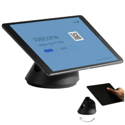 Immagine di BOUNCEPAD Click Supporto da tavolo universale e sicuro compatibile con iPad tablet, nero