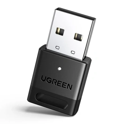 Immagine di UGREEN USB Bluetooth 5.4 Adattatore per PC Dongle Chiavetta Windows 11 10 8.1 Compatibile con Controller di PS5 PS4 Telefono Cuffie Auricolare Tastiera Mouse