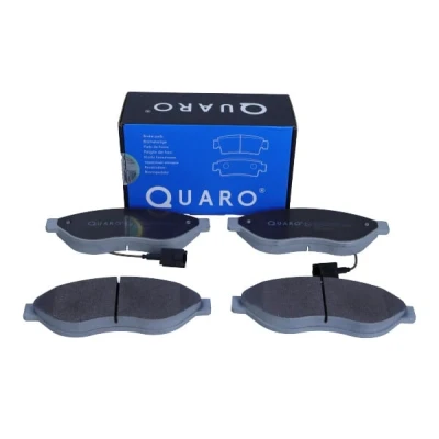 Immagine di QUARO QP7603 Kit pastiglie freno con segnalatore usura integrato bulloni pinza accessori FIAT: Ducato III Van