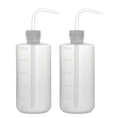 Immagine di StonyLab 2 Pacchi 500 ml Bottiglie di Plastica da Spremere, in LDPE con Bocca Stretta, Squeeze Wash Bottle