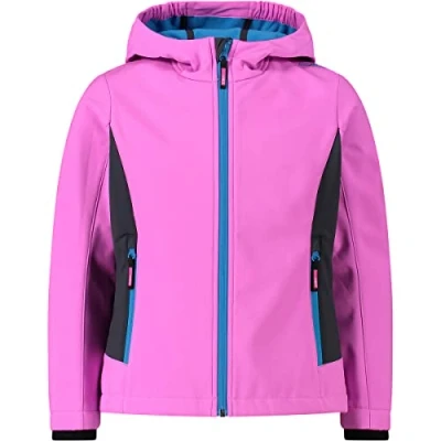 Immagine di CMP Giacca in Knit Tech da bambini con cappuccio fisso, Purple Fluo Titanio, 152