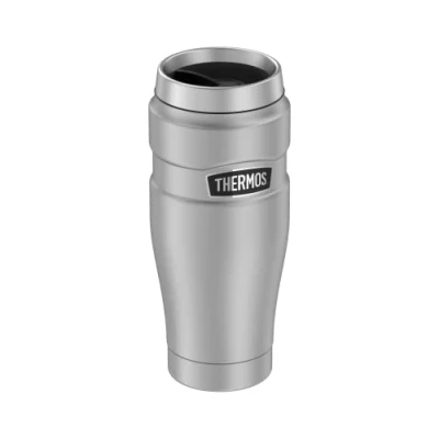 Immagine di Thermos Termos 4002.248.047 Bottiglia in Acciaio Inossidabile, 0,47 l, Inox, Mattiert, 8,4 x 19,8 cm