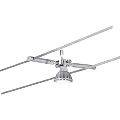 Immagine di Paulmann Togo Lampada per sistema su cavo Universale GU5.3 10 W LED (monocolore) Cromo