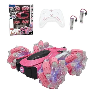 Immagine di Lexibook RC21G Crosslander Auto radiocomandata Fosforescente, Telecomando, Ricaricabile, Gioco d&#039;azione elettronico, Rosa/Nero, Colore,