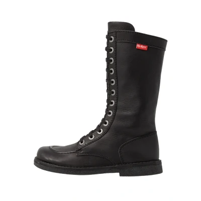 Immagine di Kickers Meetkicknew Stivali con i lacci, Donna, Taglia: 38, Noir Pelle