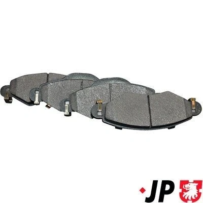 Immagine di JP GROUP 4863600910 Kit pastiglie freno Assale anteriore con segnalatore acustico usura TOYOTA: Yaris I Hatchback, Verso