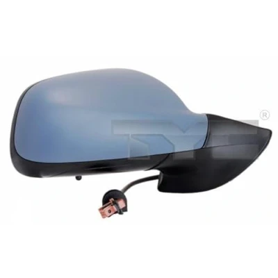 Immagine di Specchio retrovisore esterno Tyc 326 0094 Sx con la prima mano ribaltabile/ripiegabile elettricamente, memoria, tonalità blu, convesso, termico, p