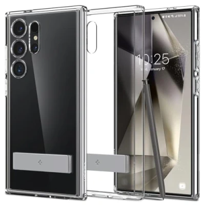 Immagine di Spigen Cover Ultra Hybrid S Compatibile con Samsung Galaxy S24 Trasparente