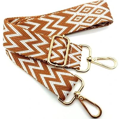 Immagine di Tracolla per Borse Donna Colorato Cinghia Della Borsa Larga, Regolabile con Gold Moschettone, Durevole Crossbody Borsa, Borsetta, Chitarra DIY Spalla Accessori Ragazze, 05