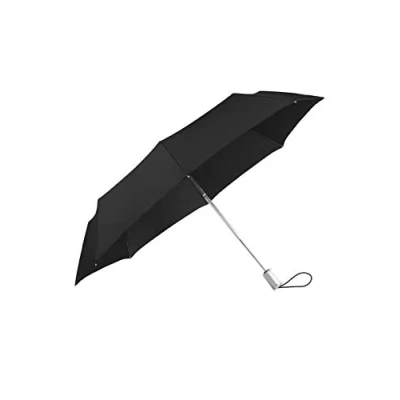 Immagine di SAMSONITE Alu Drop S Safe 3 Section Auto Open Close Ombrello Pieghevole, 28.5 cm, Nero (Black)