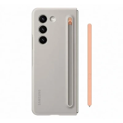 Immagine di Samsung Slim S Pen Case Custodia con design sottile per Galaxy Z Fold5, Sand