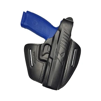 Immagine di VlaMiTex B20 Fondina per CZ P10F P 10F P10 F in Pelle Nero