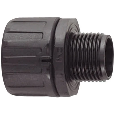 Immagine di HellermannTyton 166 21004 HG21 S M20 Raccordo a vite del tubo flessibile Nero 16.70 mm Piatto 1 pz.