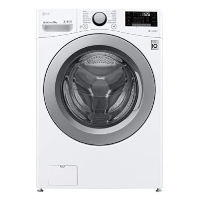 Immagine di LG F1P1CN4WC Lavatrice a Carica Frontale Maxi Capacità 15kg, 1100 giri/min, Serie P1, AI DD, TurboWash, Wi Fi, Smart Diagnosis, Motore Inverter Direct Drive, Libera installazione, Bianca