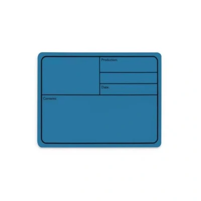 Immagine di Infitronic INTL1712M BLU) 10 targhette magnetiche per etichetta, 177 x 127 mm, colore: Blu