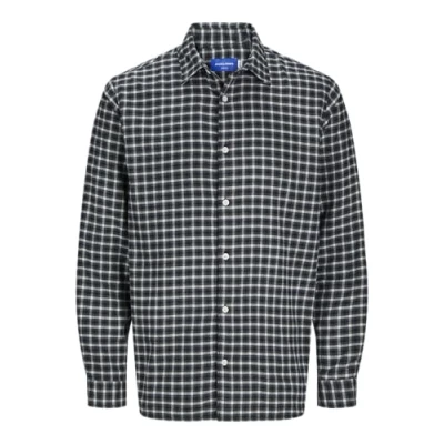 Immagine di JACK &amp; JONES Jorjoshua Flannel Check Shirt LS Camicia Casual, Notte Foresta, M Uomo