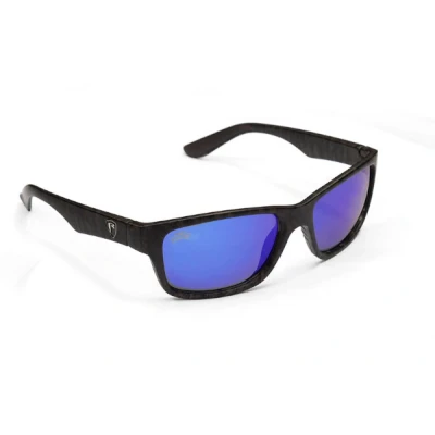 Immagine di Fox Rage Camo Sunglass Grigio / Lenti Blu Occhiali da pesca