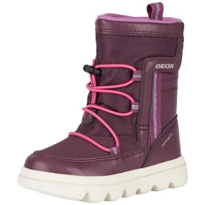 Immagine di Geox J Willaboom Girl B A, Caviglia Barca, Multicolore (Prune Fuchsia), 33 EU