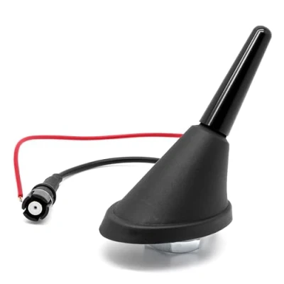 Immagine di RAKU Adattatore universale antenna corta: 3 cm, per tetto auto e base 2, prese con amplificatore a 16 V, contabile Peugeot, auto, autoradio