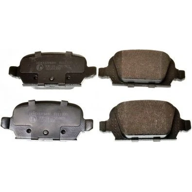 Immagine di DENCKERMANN B111100 Kit pastiglie freno Assale posteriore con segnalatore acustico usura OPEL: Corsa C Hatchback