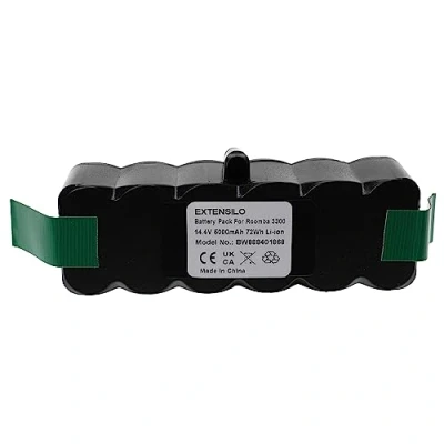 Immagine di EXTENSILO 1x batteria compatibile con iRobot Roomba 895, 965, 896, 960, 980, 985, Series 800, 600 aspirapolvere (5000mAh, 14,4V, Li Ion)
