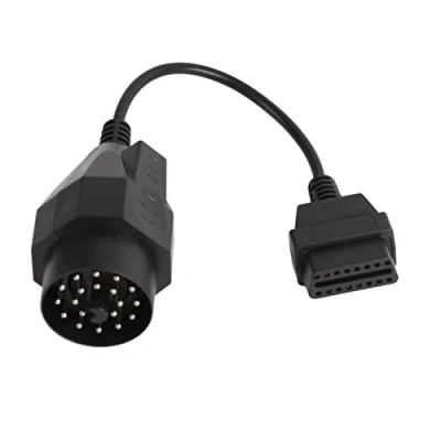 Immagine di Adattatore per diagnostica rotonda OBD2, cavo scanner OBD II, da 20 pin a 16 pin, B M W E36 E38 E39 E46 E53 X 5 Z3 parti auto e moto