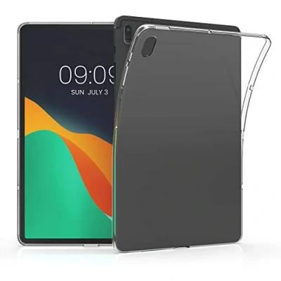 Immagine di kwmobile Custodia Protettiva Tablet Compatibile con Samsung Galaxy Tab S7 FE Cover trasparente Morbida Silicone