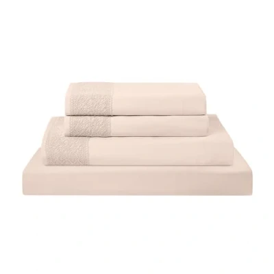 Immagine di Pacific Coast Textiles Pizzo all&#039; Uncinetto di 4 Set Completo Lenzuolo in Microfibra, Blush, Pezzi