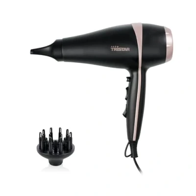 Immagine di Tristar HD 2450 AsciugacapellI Tecnologia Agli Ioni, Funzione Cool Shot, Flusso d&#039;aria Forte e Maggiore Durata, Include Ugello Stretto Diffusore, 2200 W