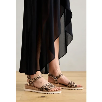 Immagine di Tamaris Sandali con zeppa camel/multicoloured, Donna, Taglia: 41, Camel/multi coloured Tessuto