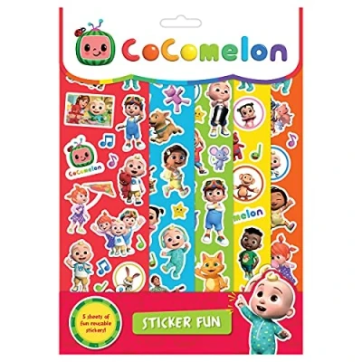 Immagine di ALLIGATOR Bolla Cocomelon Sticker Fun, Cartone Animato, Multicolore, Small, 3312/CMSF2
