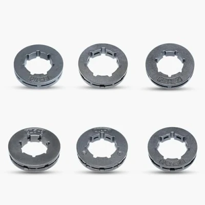 Immagine di Haishine 6Pc Pignone 3/8 &quot;.325&quot; .404 &quot; 7T / 8T Kit per Husqvarna Stihl 2 tempi Sostituisci parti Oregon motoseghe