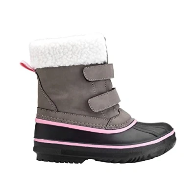 Immagine di Viking Ro​g​n​e​, Stivali da Neve Unisex Bambini e ragazzi, Multicolore (Charcoal/Magenta), 38 EU