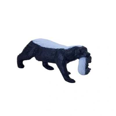 Immagine di MOJO Honey Badger femmina con cucciolo Wildlife Animal Model Toy Figure