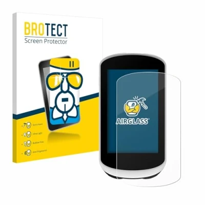 Immagine di brotect Pellicola Protettiva Vetro per Garmin Edge Explore 2 Protezione Schermo [Durezza Estrema 9H, Chiaro]