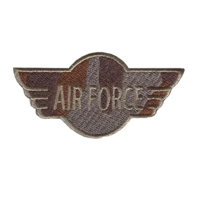Immagine di Aeronautica Militare Esercito Toppe Termoadesive Patch Toppa Ricamate, Misura: 8,1 x 4 cm